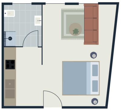 Hagen: Sanierte Singlewohnung mit moderner Ausstattung & ebenerdiger Dusche (29-401)