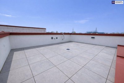 Premium-Wohnen über den Dächern: Stilvolle Neubauwohnung mit Masterbedroom, Ankleide, Bad mit Fenster und großer Dachterrasse!