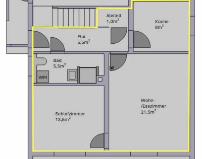 Erstbezug: Moderne 2-Zimmer Souterrainwohnung