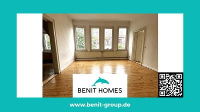BENIT | � 4- Zi.- Charmante Altbauwohnung im Herzen von Hannover-Linden