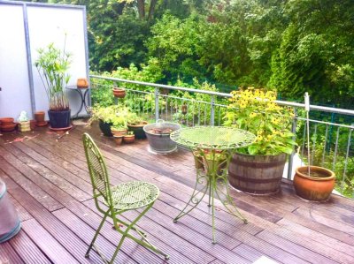 Penthouse-Wohnung mit großer Dachterrasse im grünen Ahrensburg/Wulfsdorf
