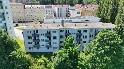 GUT GESCHNITTENE UND HELLE  2 ZIMMER-WOHNUNG IN ZENTRUMSNAHER WOHNLAGE DER UNIVERSITÄTSTSTADT PASSAU