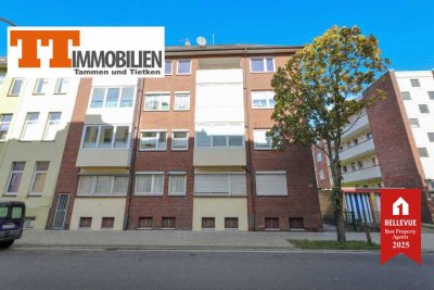 TT bietet an: Charmante 3-Zimmer-Wohnung mit Balkon  Moderniesiert &amp; zentral in Heppens!