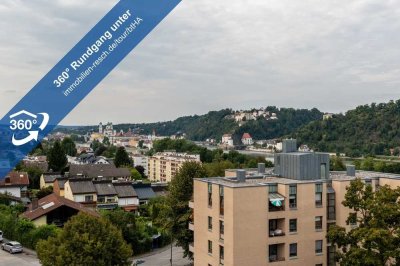 Geräumige Stadtwohnung mit Panoramablick! 
Wohnfreundliche  4 - ½ -Zimmer Wohnung mit Sonnenbalkon