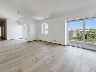 Erstbezug | Neue und hochwertig ausgestattete Dachgeschosswohnung | großer Balkon