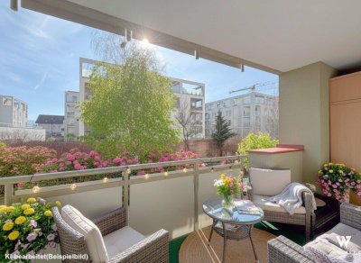Großzügige 3-Zimmer-Wohnung mit hofseitiger Loggia &amp; Tiefgarage | ca. 90 m² | Modern saniert | Top Raumaufteilung