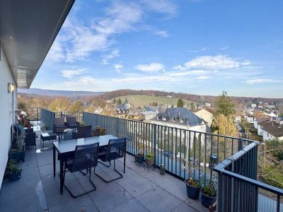 ''Rarität im Top-Zustand'' 
Exklusives Penthouse mit Wahnsinns-Ausblick in Wiesbaden