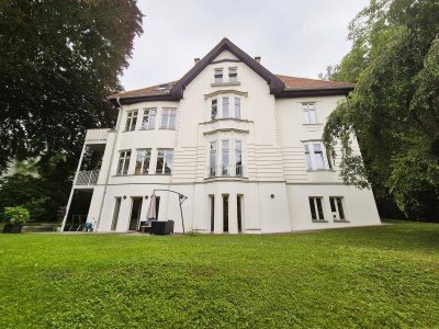 Luxuriöse Gartenwohnung "Auf der Gugl", 79 m² WNFL, 75 m² Terrasse, 800 m² Eigengarten, Küche möbliert, barrierefrei!