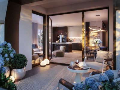 HAVEHUS Barrierefreie 3-Zimmer-Neubauwohnung mit Loggia Garten