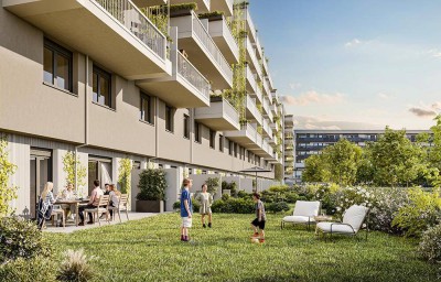 Leistbares Wohnen: 2-Zimmer Wohnung mit mega Balkon und Ausblick