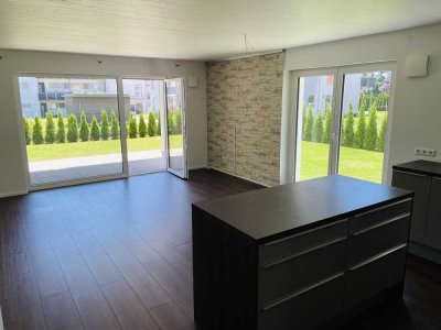 Exklusive 3-Zimmer-Erdgeschosswohnung mit Terrasse und Gartenbereich in ruhiger Lage von Ehingen