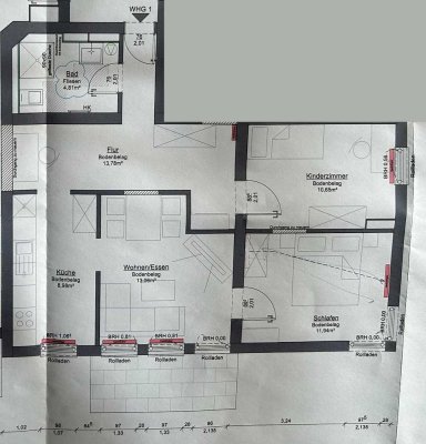 Vollsanierte 3,5-Zimmer Wohnung mit Terrasse in Weinstadt