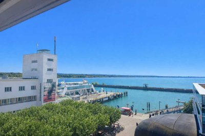 Außergewöhnliche Innenstadtwohnung mit Seesicht, Potenzial und Seltenheitswert.