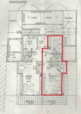 Gartenwohnung in zentraler ruhiger Lage