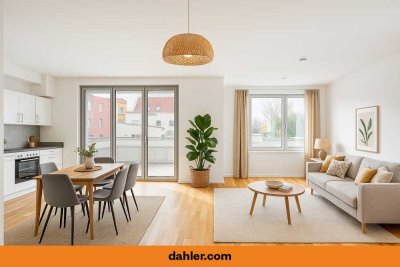 Energieeffiziente Neubau-Maisonettewohnung mit Terrasse