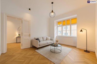 ++ Wohnen in Augartennähe ++ Erstklassig sanierte Altbauwohnung in ruhiger Seitenstraße in unmittelbarer Nähe zur U-Bahnstation Taborstraße + Top 8