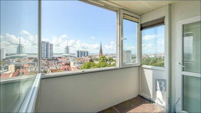 Ein Blick, der begeistert – moderne Wohnung mit Aussicht über Bremerhaven