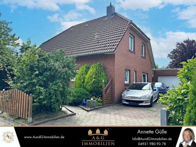 EBENERDIG WOHNEN MIT HERRLICHEM WEITBLICK, GARAGE/HOBBYRAUM- NAHE GREETSIEL