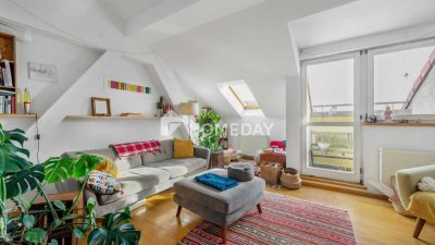 Attraktive 3-Zimmer-Maisonettewohnung mit 2 Balkonen in begehrter Lage