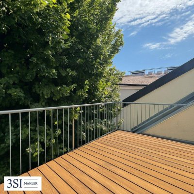 Top sanierte Dachgeschoßwohnung mit Terrasse und Grünblick – Nahe Kutschkermarkt