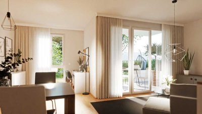 UNIKAT: 5-Zimmer-Gartenwohnung als „Haus-im-Haus“ in ruhiger Lage