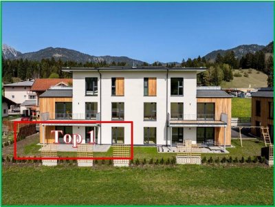 "Erstbezug nach Fertigstellung" - 3 Zi.-Gartenwohnung direkt am Sportplatz in Reutte zu vermieten (Top 1)