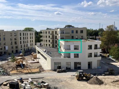 Hallo neues Zuhause, willkommen im August-Klingler-Areal: Drei-Zimmer-Wohnung mit Balkon