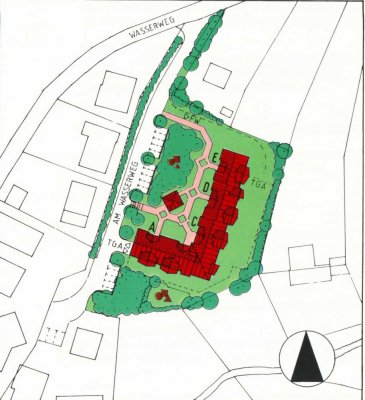 Helle 3-Zi.-Wohnung/Gartenanteil (68 qm) Ortsrand  Mimberg-Burgthann, hoher Freizeitwert + S-Bahn
