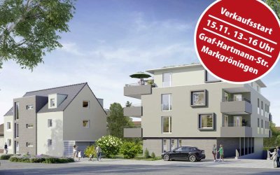 Wohnen mit Stil - 2 Zimmer Neubauwohnung in zentraler Lage