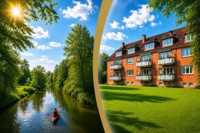 Wasserlage: Großzügige Eigentumswohnung für Paare und Familien -  ideal zur Selbstgestaltung