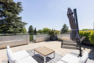 STILVOLLES DACHGESCHOSSWOHNEN MIT GRÜNBLICK – RUND 179 M² GESAMTFLÄCHE MIT 65 M² TERRASSEN IN WIEN-MAUER ZU KAUFEN!