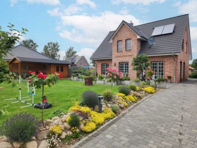 Platz für die ganze Familie – modernes Haus mit Garten und Terrasse
