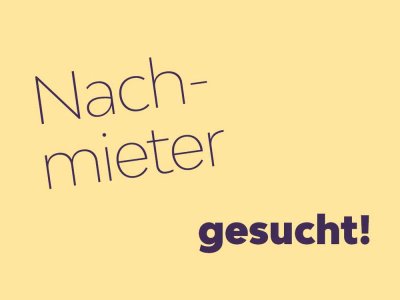 Nachmieter für möblierte 3‑Zimmer‑Wohnung mit Balkon gesucht