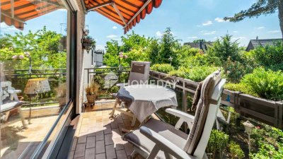 Charmante 3-Zimmer-Eigentumswohnung mit Westbalkon, Gemeinschaftsgarten und Einzelgarage