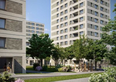 Platz für die ganze Famile! 4-Zimmer Neubauwohnung mit Balkon // 8.OG , Whg. 1