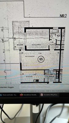 Helle 2-Zimmer Wohnung im 6. OG mit großem Süd-West Balkon in Schwerte