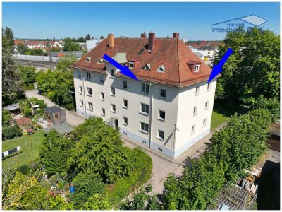 Schöne, liebevoll renovierte 3-Zimmer-Wohnung mit idyllischem Gemeinschaftsgarten &zwei Stellplätzen