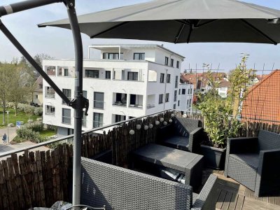 Exklusive, gepflegte 1,5-Zimmer-Wohnung mit Balkon und Einbauküche in Echterdingen