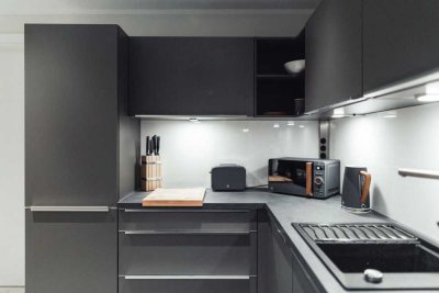 Möblierte moderne 2-Zimmer mit großem Balkon