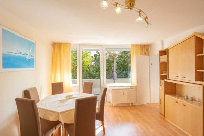 BEZUGSFREI! MÖBLIERTE 2-ZI.-WHG. MIT SONNIGER LOGGIA IN UNTERSCHLEIßHEIM