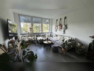 Tauschwohnung: Schöne 3 Zimmer Wohnung, 10 Minuten vom Rhein mit Balkon