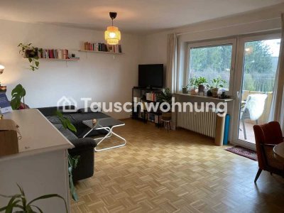 Tauschwohnung: Schöne Wohnung in der Unterwiehre mit Blick ins Grüne