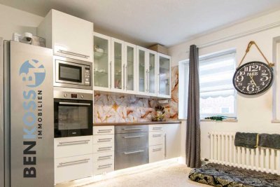ELMSCHENHAGEN: 2-Zimmer-Erdgeschosswohnung mit großer Südterrasse und Blick ins Grüne