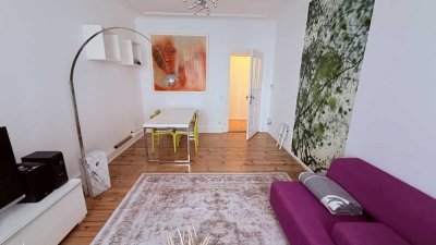 Schöne Altbauwohnung 2ZKB möbliert all inklusive für 4-15 Monate