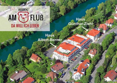 Kapitalanlage: Schöne 2-Zimmer-Wohnung direkt am Fluß