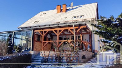 Moderne & gepflegte Doppelhaushälfte in Alt Ruppin - mit Sauna, Kamin und Garten