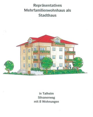 Repräsentative Eigentumswohnung mit schöner Aussicht in Talheim
