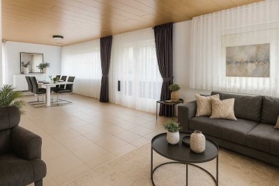 Stilvolle 3,5-Zi.-Wohnung mit Schlossblick, Südwest-Balkon & Tiefgarage – zentral in Heidenheim
