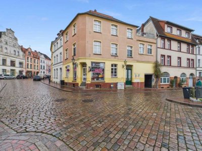 Wohn- und Geschäftshaus an der Grube in der Wismarer Altstadt – vielseitig nutzbar