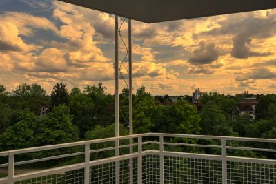 4-Zimmer-Penthouse mit drei Himmelsrichtungen und großem Süd-Balkon